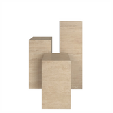 Roman Travertine Plinth plinth stand covers Coffee Table Stone Pedestal Column Stand Display Side Table Nordic side table